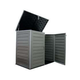 Bodega baúl multiuso exterior gris polipropileno 1170 lt