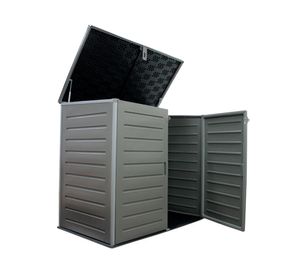 Bodega baúl multiuso exterior gris polipropileno 1170 lt