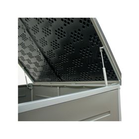 Bodega baúl multiuso exterior gris polipropileno 1170 lt