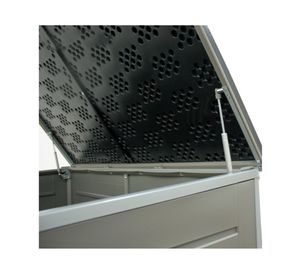 Bodega baúl multiuso exterior gris polipropileno 1170 lt