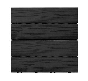 Deck modular Puelo negro 30x30 cm 0.9 m2