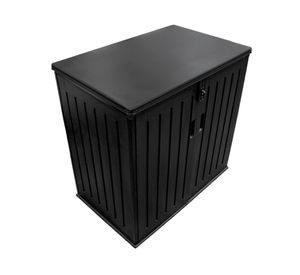 Bodega baúl multiuso exterior negro polipropileno 755 lt