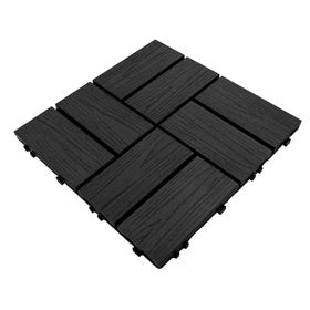 Deck modular Colbun negro 30x30 cm 0.9 m2