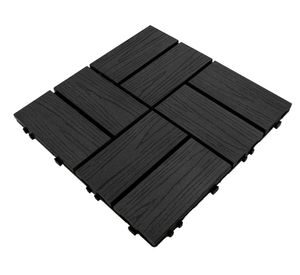 Deck modular Colbun negro 30x30 cm 0.9 m2