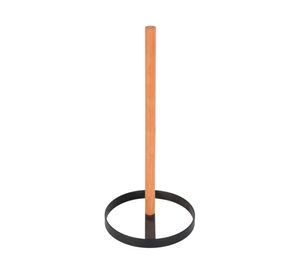 Porta toalla cocina madera/negro