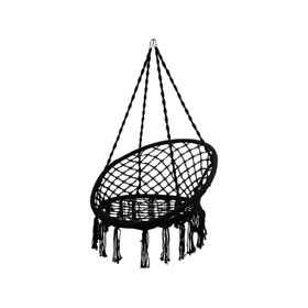 Hamaca silla columpio negro 80x70 cm