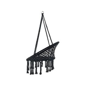 Hamaca silla columpio negro 80x70 cm