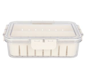 Contenedor rectangular 2 compartimientos