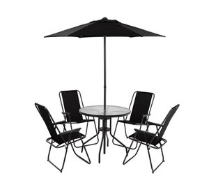 Juegos de comedor terraza 4 personas + sombrilla