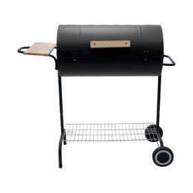 Parrilla carbón Medio tambor con tapa