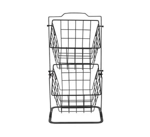 Carro organizador 2 Niveles negro