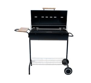 Parrilla carbón Medio tambor con tapa