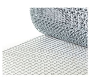 Malla parrilla gris metálico 60x90 cm