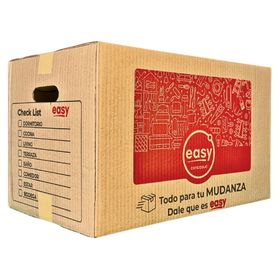 Caja cartón con asas Easy café 70x30x30 cm 5 un.