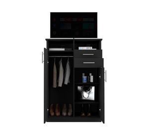 Clóset 2 puertas Eco wengué 122.2x83x52.8 cm