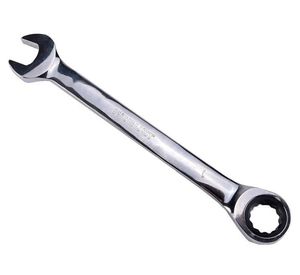 Llave combinada con trinquete 18 mm cromo