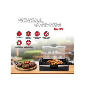 Parrilla eléctrica TH-224 negro 1500W