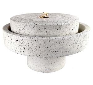 Fuente agua LED redonda simple