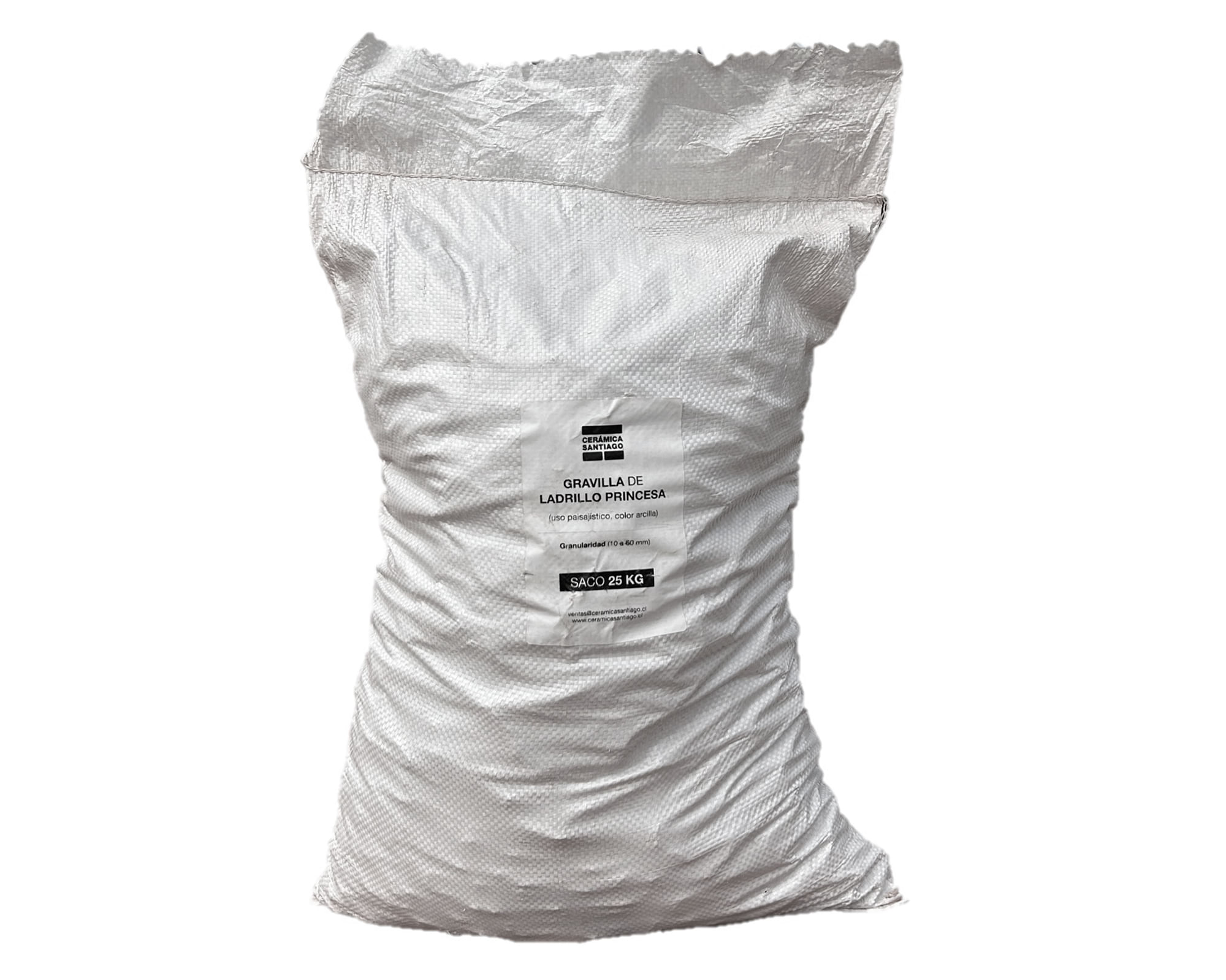 Saco gravilla Ladrillo Princesa 25 kg