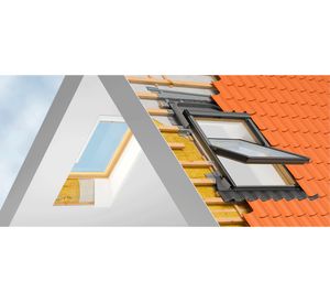 Cerco para techo ondulado EDW CK02 1000 aluminio 55x78 cm + BFX