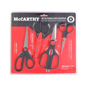 Set tijeras 4 piezas