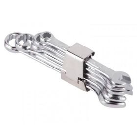 Set llave combinada cromo 5 piezas