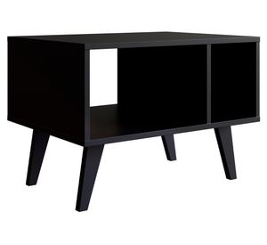 Mesa de centro rectangular negro