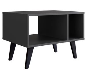 Mesa de centro rectangular gris