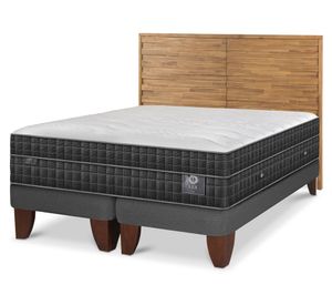 Cama europea Lux king base dividida + respaldo Ródano