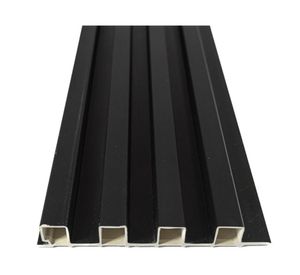 Wall panel PVC ébano 240x16x2.4 cm 5.38 m2