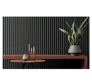 Wall panel PVC ébano 240x16x2.4 cm 5.38 m2