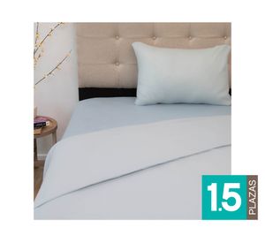 Juego de sábanas polar 1.5 plazas Senses azul