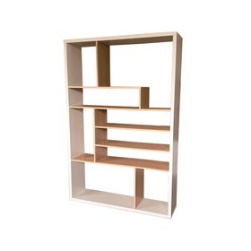 Librero Antonia blanco/natural 180x120x29.6 cm