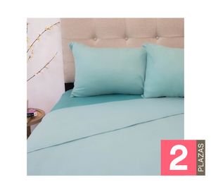 Juego de sábanas polar 2 plazas Senses verde