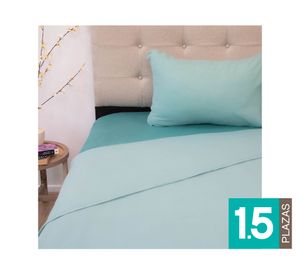 Juego de sábanas polar 1.5 plazas Senses verde