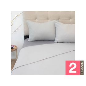 Juego de sábanas polar 2 plazas Senses gris