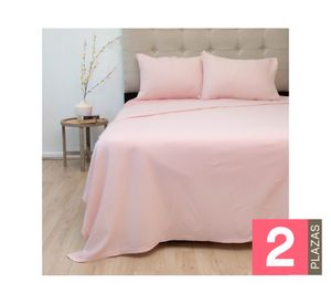 Juego de sábanas polar 2 plazas Senses rosa