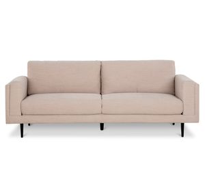 Sofá 3 cuerpos María Repreve poliéster beige claro