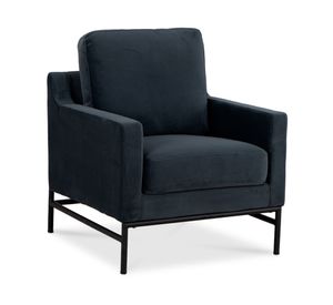 Poltrona felpa Cilla gris