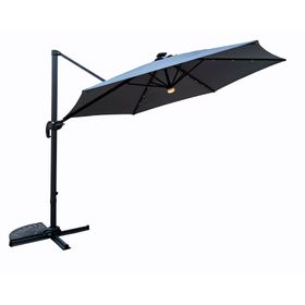 Sombrilla caño lateral con LED UV50+ 3 m