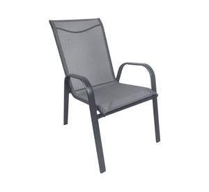 Silla apilable Helena gris