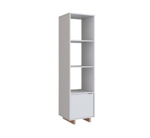 Estante Moveli organizador blanco 163.5x39.2x36 cm