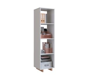 Estante Moveli organizador blanco 163.5x39.2x36 cm