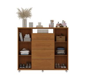 Cómoda Multifuncional caramelo 4 cajones