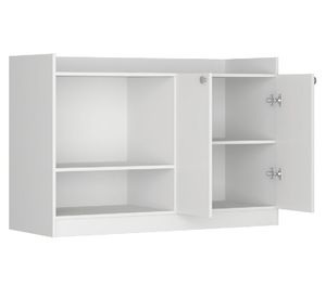 Mueble organizador de cocina 2 puertas blanco
