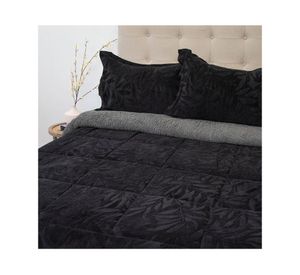 Cubrecama Outboss deluxe senses negro king