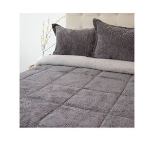 Cubrecama Outboss senses gris 2 plazas