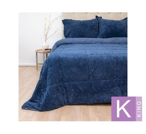 Cubrecama Outboss senses azul king