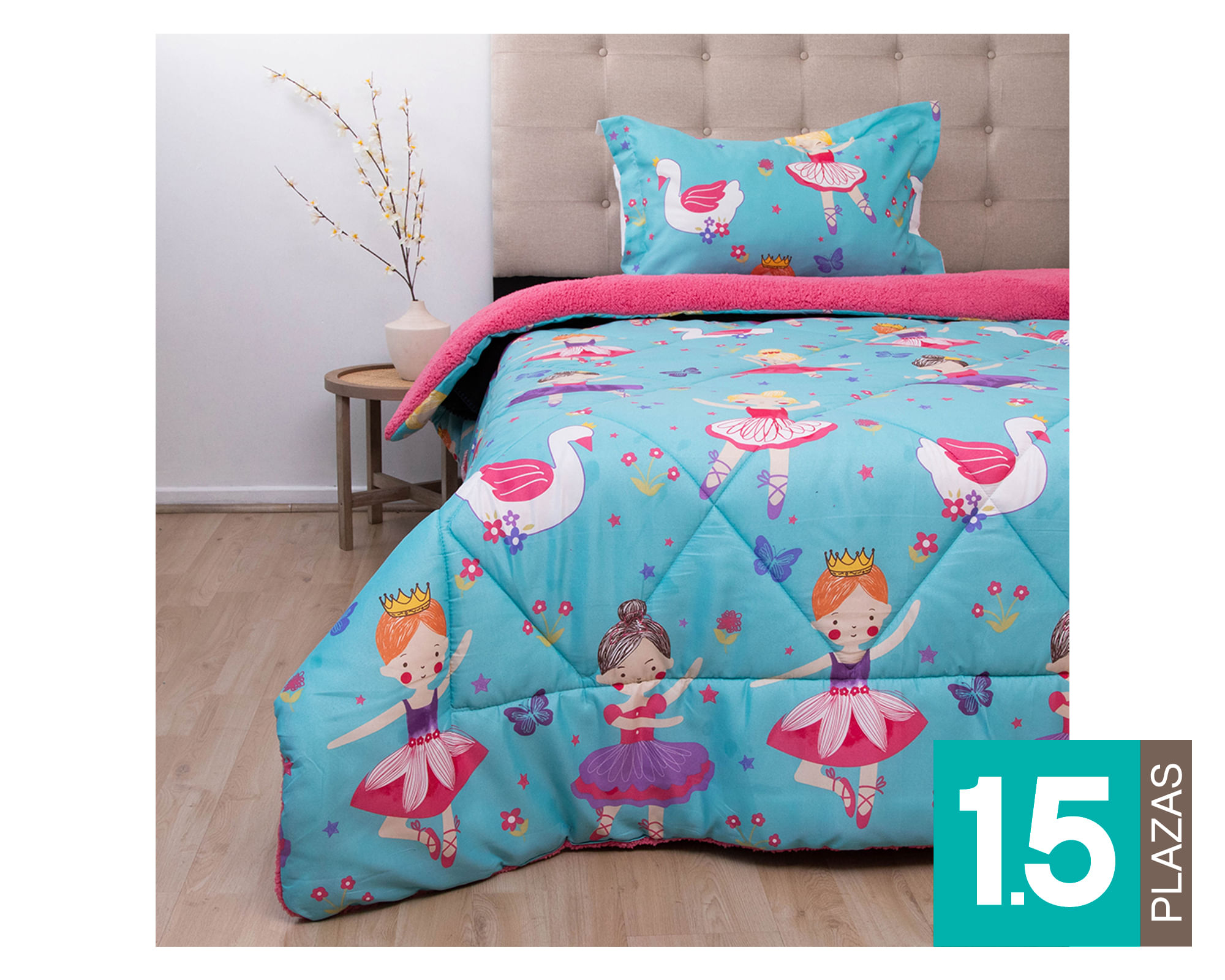 Doral Plumón estampado Kids senses ballet 1.5 plazas