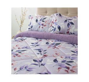 Plumón estampado Senses lavanda 2 plazas